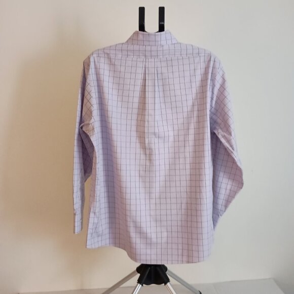 Brooks Brothers Men’s Purple Check Regency Fit Button Up Shirt L/S  Size 16.5 - Picture 13 of 14